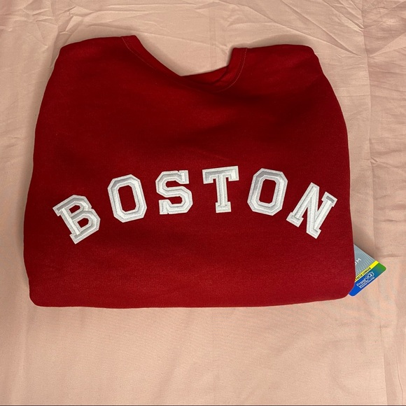 last 1βοΈNWT Boston College Fleece Crewneck Sweater - Picture 3 of 4